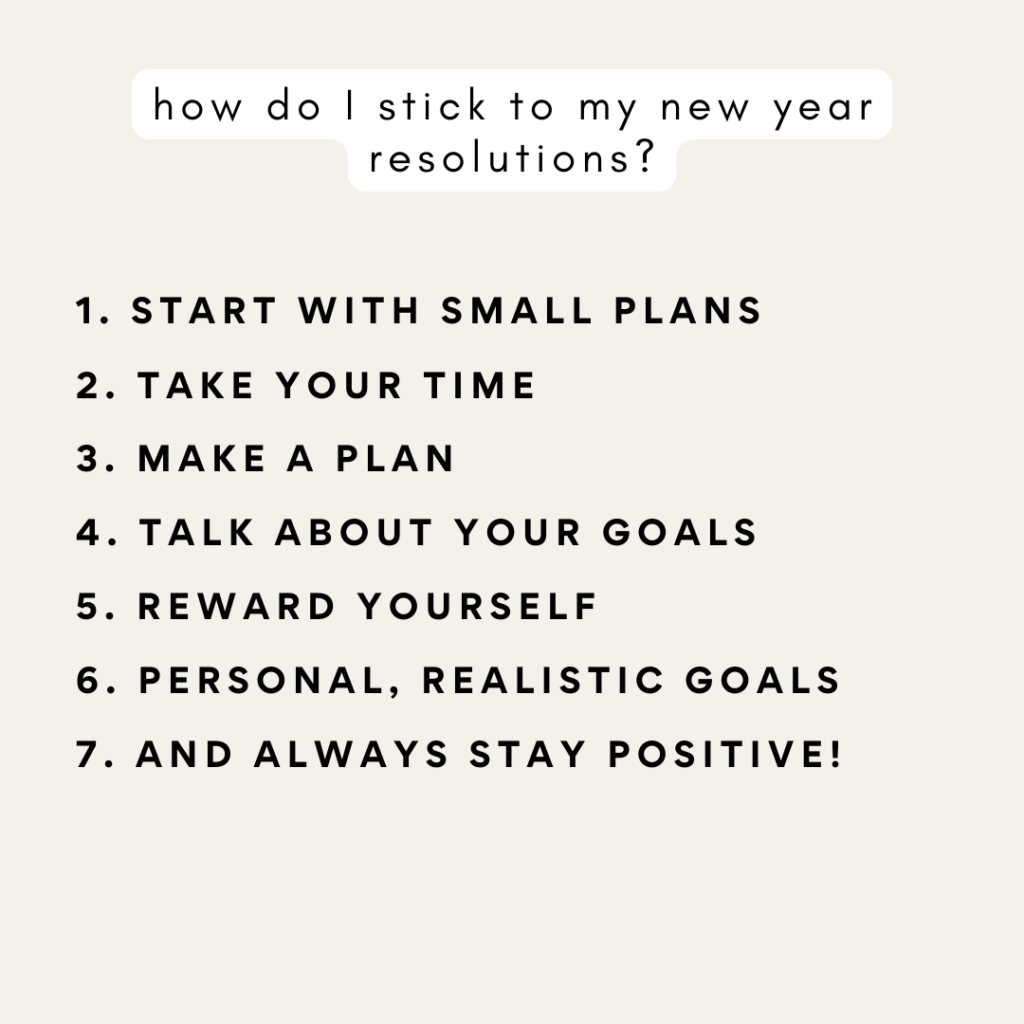 how to stick to your new year resolutions image viederma